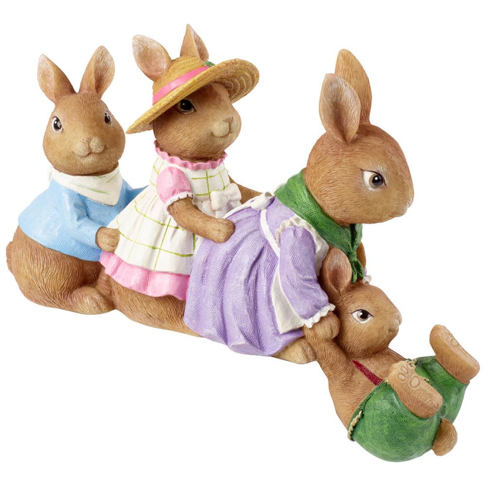 V&B Spring Fantasy Accessories polcvég 30,5cm, Nyuszi család