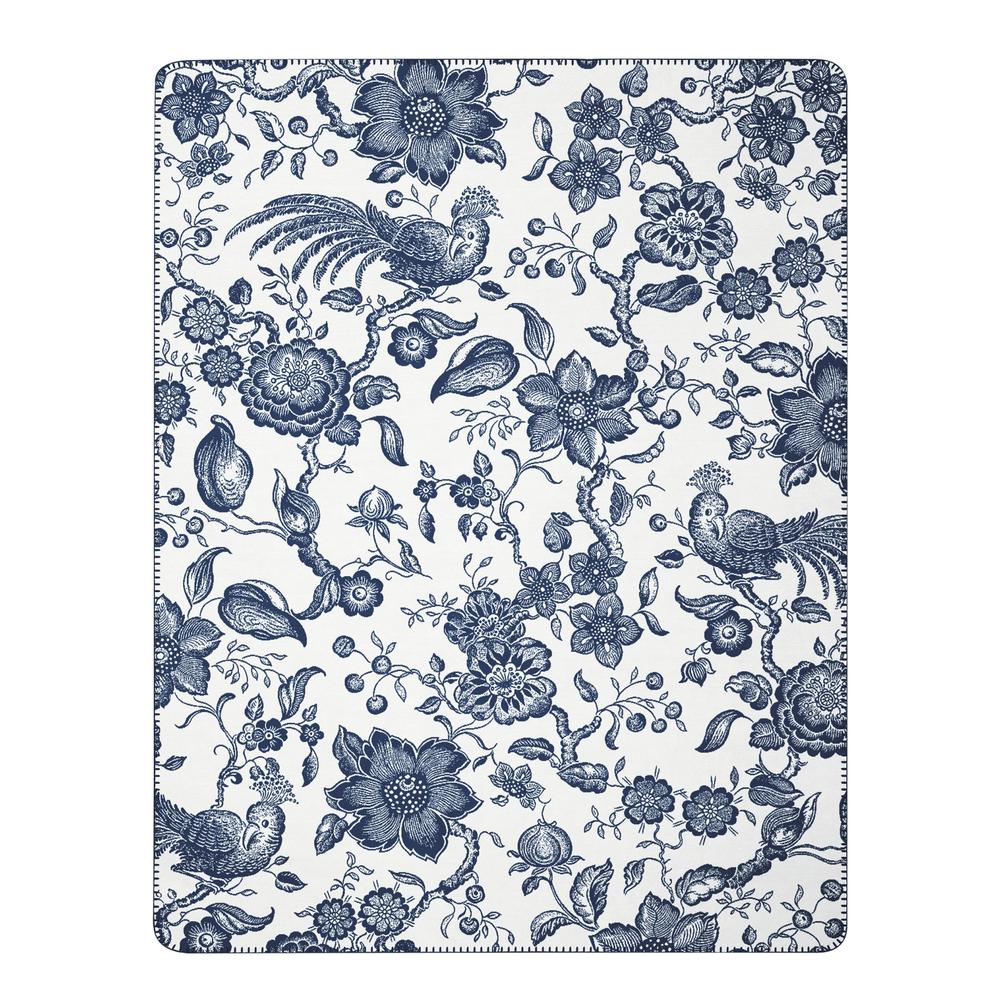 V&B Jubilee Collection pléd 150x200cm, Paradiso Navy Peony