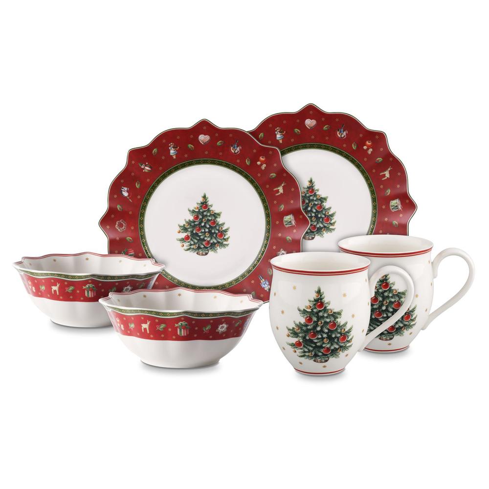 V&B Toy's Delight reggeliző szett 6részes 2személyes piros