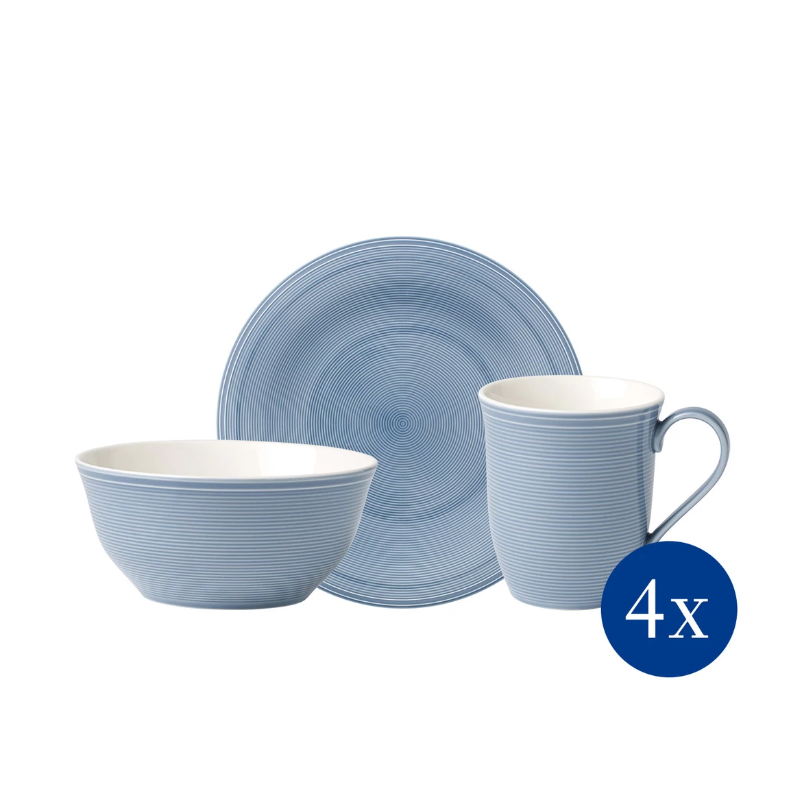 like Color Loop Horizon reggeliző készlet 4személyes 12részes