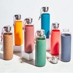 BB Glass Water Bottle vizes palack 0,60l korallvörös