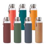 BB Glass Water Bottle vizes palack 0,60l korallvörös