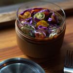 BB Glass Lunch Pot ételhordó doboz nagy palaszürke