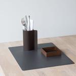 LINDDNA Serene Anthracite tányéralátét nagy szögletes