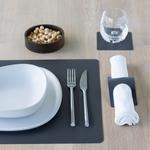 LINDDNA Serene Anthracite tányéralátét nagy szögletes