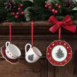 V&B Toy's Delight Decoration karácsonyfadísz szett 3részes, Reggeliző szett