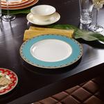 V&B Samarkand Aquamarin étkészlet 6személyes 12részes