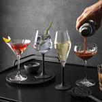 V&B Manufacture Rock Glass pohár szett 4részes pezsgős