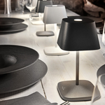 V&B Neapel tölthető asztali lámpa 20cm antracit