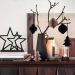 V&B Black XMAS papír karácsonyfa 25cm