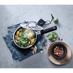 WMF Fusiontec Functional Black tejforraló fedővel 16cm 1,30l
