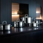 WMF Astoria edénykészlet tejforralóval 5részes
