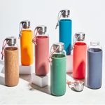 Black+Blum Glass Water Bottle vizes palack 0,60l mandula