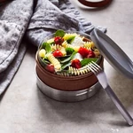 Black+Blum Glass Lunch Bowl ételhordó doboz mandula
