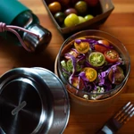 Black+Blum Glass Lunch Pot ételhordó doboz nagy palaszürke