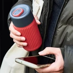 Black+Blum Glass Travel Cup utazó bögre szürke-óceánkék