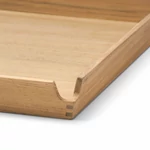 LIND DNA Teak Nupo Clay Brown tálca 28,6x36,6cm