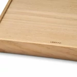 LIND DNA Teak Nupo Clay Brown tálca 28,6x36,6cm