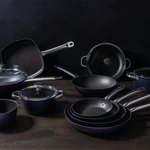 Sambonet Midnight Blue Titan Pro üveg fedő 20cm