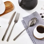 Sambonet Linear PVD Black evőeszközkészlet 6személyes 30részes