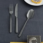 Sambonet Linear PVD Black evőeszközkészlet 6személyes 30részes