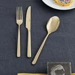 Sambonet Linear PVD Champagne evőeszközkészlet 6személyes 30részes