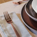 Sambonet Cortina PVD Copper evőeszközkészlet 6személyes 30részes