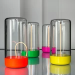 Sompex Pulse tölthető asztali lámpa 14,5cm neon rózsaszín