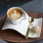 V&B NewWave Caffé szögletes alátét közepes