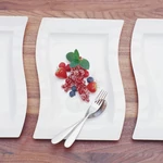 V&B NewWave gourmet tányér 33x24cm