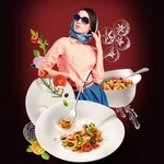 V&B Pasta Passion spagetti tányér szett 2részes