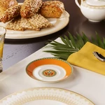 V&B Samarkand Mandarin alátét eszpresszós csészéhez 12,6cm