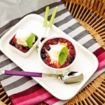 V&B Clever Cooking szögletes szervírozó tál-fedő 26x16cm