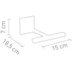 V&B Cannes fali kar lámpához 7x15x18,5cm antracit