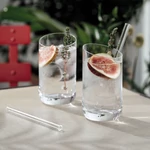 V&B Purismo Bar üveg szívószál szett 4részes kicsi