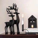 V&B Black XMAS szarvas 36cm