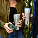 Black+Blum BAM Tumbler dupla falú utazópohár 0,60l olivazöld