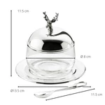 Edzard Stag dzsem-lekvártartó 11cm