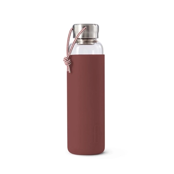 BB Glass Water Bottle vizes palack 0,60l burgundy