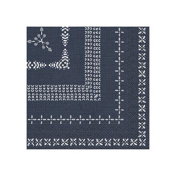 IHR HOLLY ORNAMENT BLUE papírszalvéta csomag 25x25cm