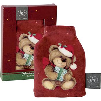 IHR CHRISTMAS TEDDY RED kézmelegítő 8,5x12,5cm