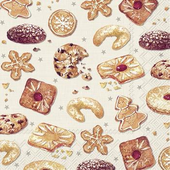 IHR BAKED COOKIES papírszalvéta csomag 33x33cm
