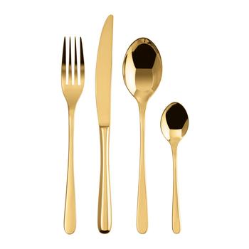 Sambonet Taste PVD Gold evőeszközkészlet 6személyes 24részes