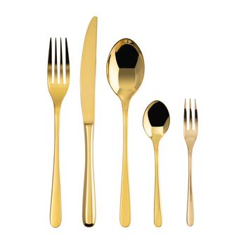 Sambonet Taste PVD Gold evőeszközkészlet 12személyes 60részes