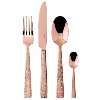 Sambonet Siena PVD Copper evőeszközkészlet 6személyes 24részes
