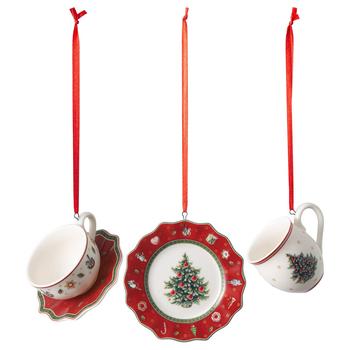V&B Toy's Delight Decoration karácsonyfadísz szett 3részes, Reggeliző szett