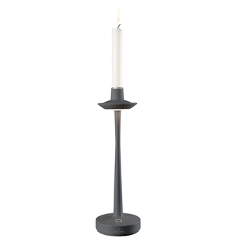 V&B Aarhus tölthető asztali lámpa-gyertyatartó 30cm antracit