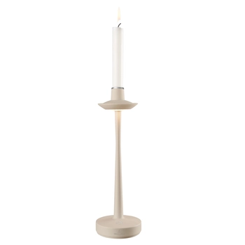 V&B Aarhus tölthető asztali lámpa-gyertyatartó 30cm bézs
