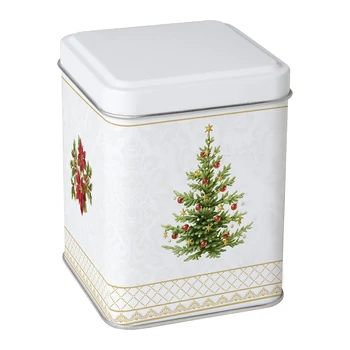 IHR CLASSIC CHRISTMAS TREE teafű-cukorka tartó doboz 7,5x7,5x10cm 
