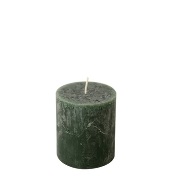 IHR CYLINDER CANDLE gyertya 7x8cm sötétzöld